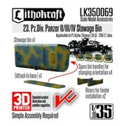 LK350069 1/35 WWII ドイツ II号/III号/IV号戦車用 雑具箱 第23装甲師団バージョン [プラモデル用パーツ]