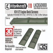 LK350100 1/35 WWII 露/ソ KV-1/2重戦車 機関室グリル Ver.1 2個入 [プラモデル用パーツ]