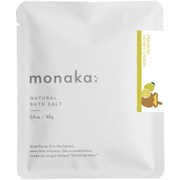 monaka ナチュラルバスソルト 40g プレミアムはちみつレモン