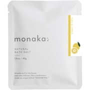 monaka ナチュラルバスソルト 40g ゆず＆シトラス