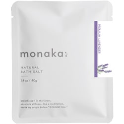 monaka ナチュラルバスソルト 40g プレミアムラベンダー