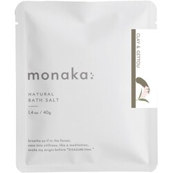 monaka ナチュラルバスソルト 40g クレイ&月桃