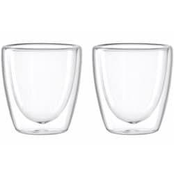 ダブルウォールグラス 100ml 2P クリアー 053059