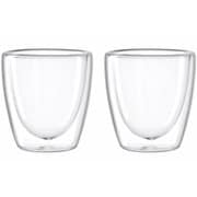 ダブルウォールグラス 100ml 2P クリアー 053059