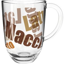 ラテマキアートカップ 380ml クリアー 6P 024236