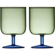 ワイングラス 300ml (2P) TORINO グリーン 30204