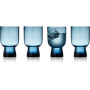 ウォーターグラス 300ml (4P) SORRENTO ブルー 32745