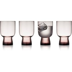 ウォーターグラス 300ml (4P) SORRENTO ピンク 32747