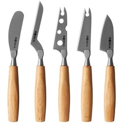 ミニチーズナイフ 5本セット Amigo ウッド 306940