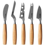 ミニチーズナイフ 5本セット Amigo ウッド 306940