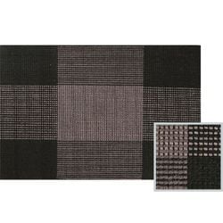 ハースラグ リニエデザイン ハンドメイド ボローニャブラック 90cm x 60cm LN009