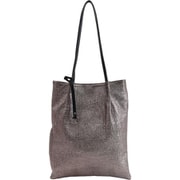 25531-11001 cooco メタリックツマミハンドルフラットトートバッグ トートバッグ ガンメタ c2553111001