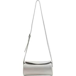 25531-11303 cooco シュリンク筒形カブセショルダーバッグ ショルダーバッグ シルバー c2553111303