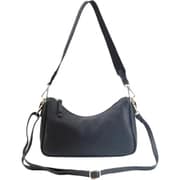 25531-11307 cooco シュリンクレザーダブルストラップ2WAYショルダーバッグ ショルダーバッグ ブラック c2553111307