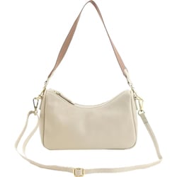 25531-11307 cooco シュリンクレザーダブルストラップ2WAYショルダーバッグ ショルダーバッグ オフホワイト c2553111307