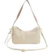 25531-11307 cooco シュリンクレザーダブルストラップ2WAYショルダーバッグ ショルダーバッグ オフホワイト c2553111307