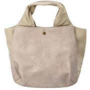 003190300 ドット合皮帆布トートバッグ トートバッグ グレージュ d3190300