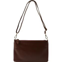 12110 Melody ショルダーバッグ スリムショルダー 85.ダークブラウン m12110