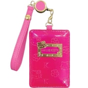 SR48-10 キャラクター リール付パスケース パスケース エナメルハローキティ salillepass5