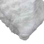 ふわとろブランケット ホワイト 180×200cm in003-180-wh