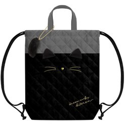 133598 [キルティング体操服バッグ ネコ]