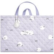 133603 [キルティングおけいこバッグ ふわもこ]