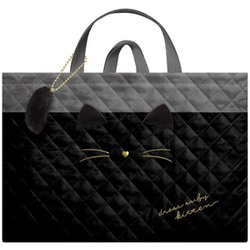 133604 [キルティングおけいこバッグ ネコ]