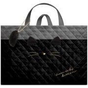 133604 [キルティングおけいこバッグ ネコ]