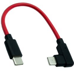 USB2.0 Type-C オス-オス L型 PD100W対応 10cm SU2-TCCL10R