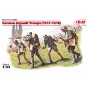 ICM35291 1/35 ドイツ突撃歩兵 （1917-18） [組立式プラスチックモデル]
