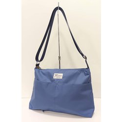 DF-1502 [軽量ポリ 前ポケット付き ショルダーバッグ ネイビー]