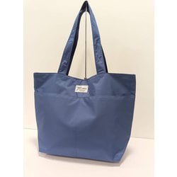 DF-1501 [軽量ポリ 前ポケット付き トートバッグ ネイビー]