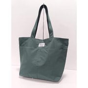 DF-1501 [軽量ポリ 前ポケット付き トートバッグ グリーン]