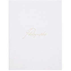 フォトメッセージカード ランス グラース 2Lサイズ 2面 タテ ホワイト MRCGC-2L2TWT