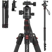 カメラ用三脚 全高180cm 一脚可変式 360°自由雲台付き アルミ製 SR3935