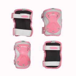 プロテクターひじ・ひざセットピンク(リフレクティブ) Sサイズ AC5476