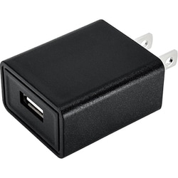 USB AC充電器 2A USB-A×1 ブラック RACA2A03BK