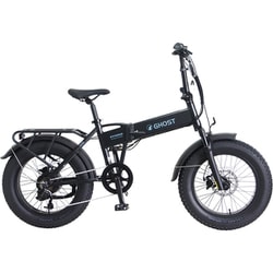 CYCOO TDN-244L 電動アシスト自転車 GHOST WOLF 20インチ 36V 11.2Ah 外装7段 マットブラック TDN-244L-BK