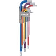 マルチカラーL型ボールポイントヘックスレンチ 9pc 20109MW