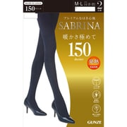 タイツ SABRINA 暖かさ極めて 吸湿発熱 毛玉ができにくい 150デニール 2足組 レディース ブラック LL SBG15AY