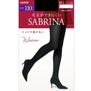 毛玉がでにくい Warmタイツ 110デニール ブラック LL SBW54Y