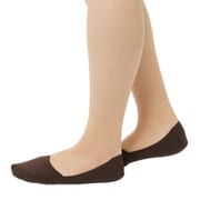 足底あったか 足底ボアフットカバー 靴下 深履き 厚地 ブラウン 22-24cm TQN838Y