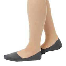 足底あったか 足底ボアフットカバー 靴下 深履き 厚地 チャコールグレー 22-24cm TQN838Y