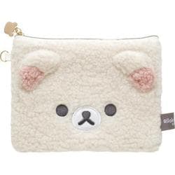 CA77302 リラックマ もこもこフラットポーチ BASIC RILAKKUMA BOA ITEMS テーマ コリラックマ