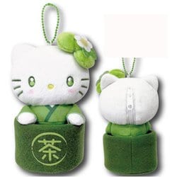 63203324 [マスコットポーチ サンリオ ハローキティ 抹茶碗]