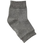 遠赤シルク磁気足裏サポーター 杢グレー