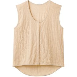 あったかキルトのインナーベスト ベージュ M～L