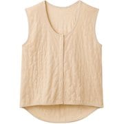 あったかキルトのインナーベスト ベージュ M~L