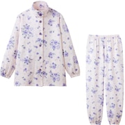 楽らくゆったりキルトパジャマ パープル系 M