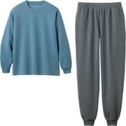 メンズ裏起毛パジャマ ブルー系 LL~3L